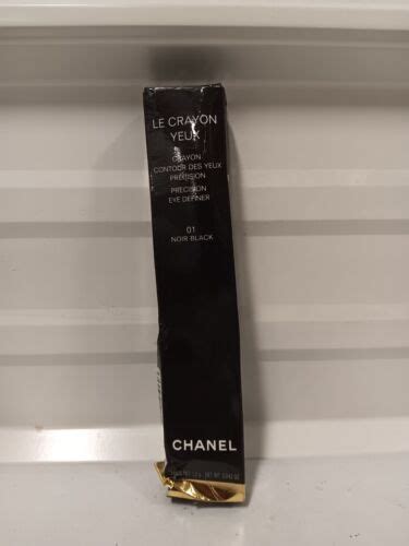 Chanel Le Crayon Yeux 01 Noir Black Eyeliner for Women, 0.03 .